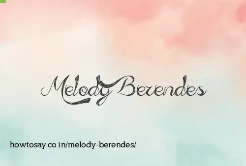 Melody Berendes