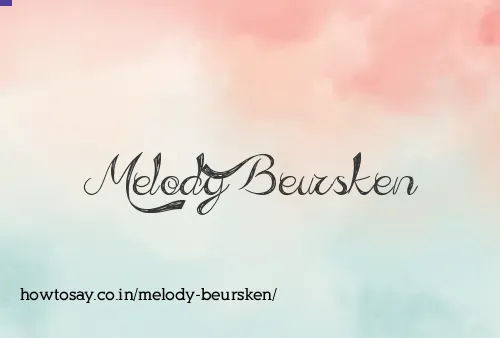 Melody Beursken