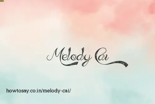 Melody Cai