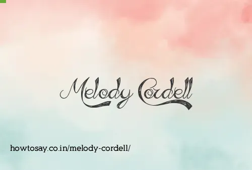 Melody Cordell
