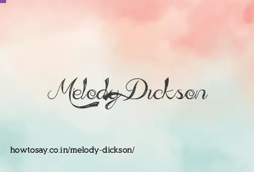 Melody Dickson