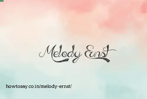Melody Ernst