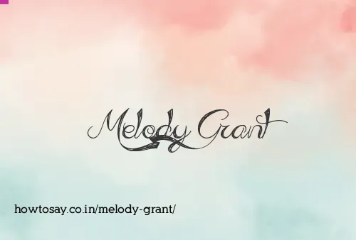 Melody Grant
