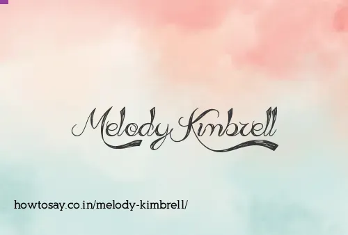 Melody Kimbrell