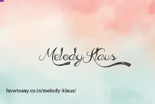 Melody Klaus
