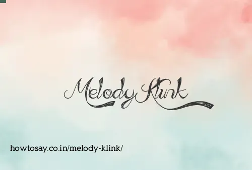 Melody Klink