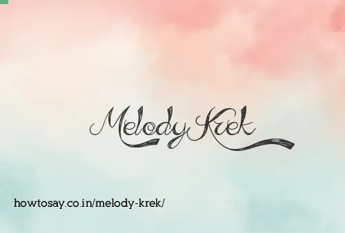 Melody Krek