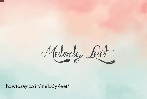 Melody Leet
