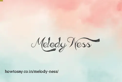 Melody Ness