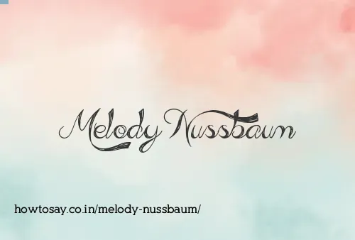 Melody Nussbaum