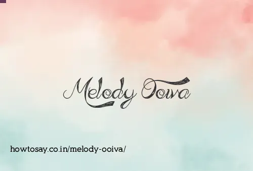 Melody Ooiva
