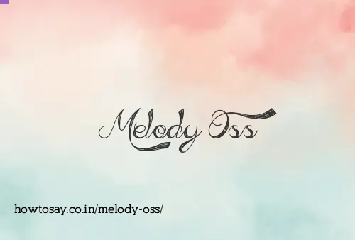 Melody Oss