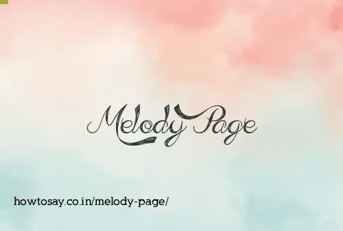 Melody Page