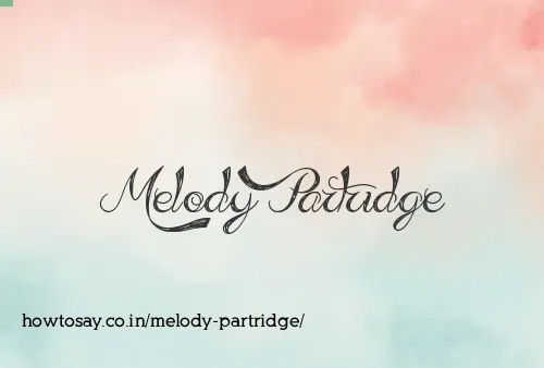 Melody Partridge