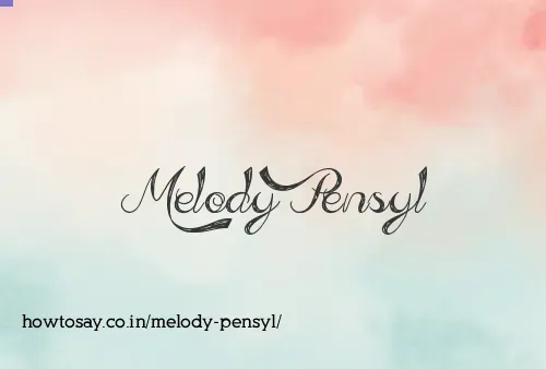 Melody Pensyl