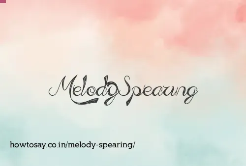 Melody Spearing