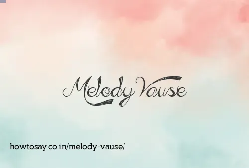 Melody Vause