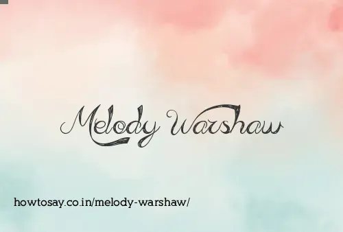 Melody Warshaw