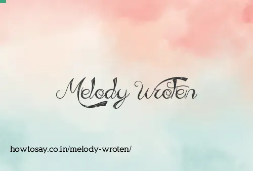 Melody Wroten