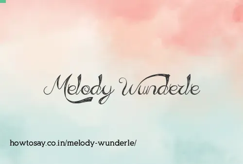 Melody Wunderle