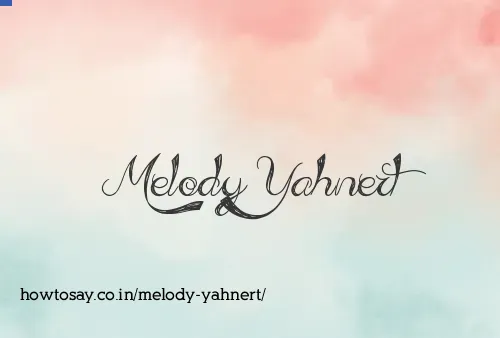 Melody Yahnert