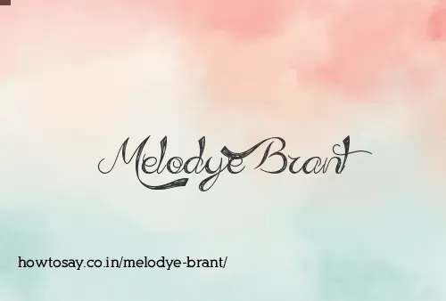 Melodye Brant