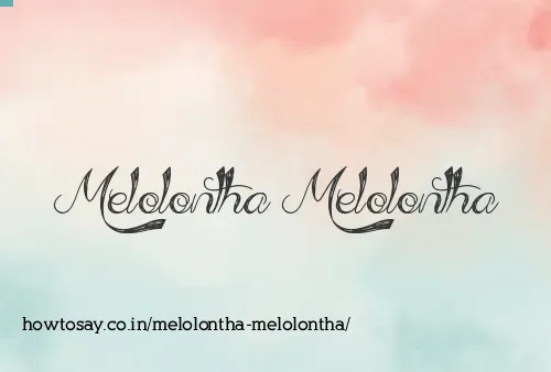 Melolontha Melolontha