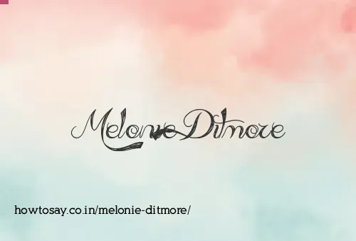 Melonie Ditmore