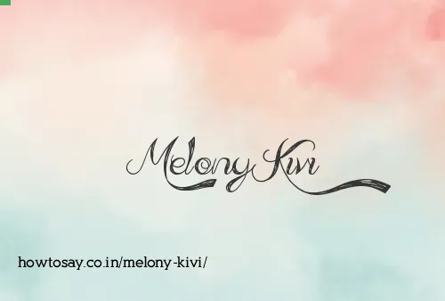 Melony Kivi