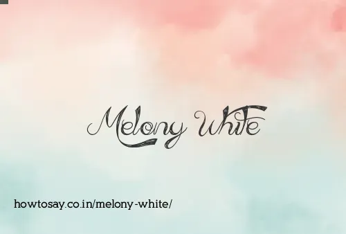 Melony White