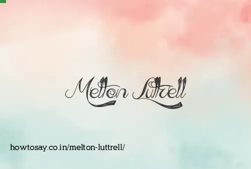 Melton Luttrell