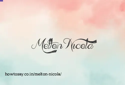 Melton Nicola