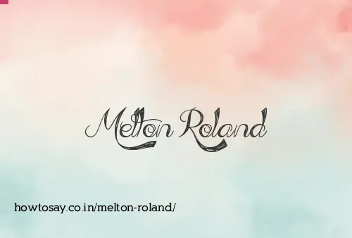 Melton Roland