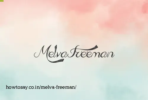 Melva Freeman