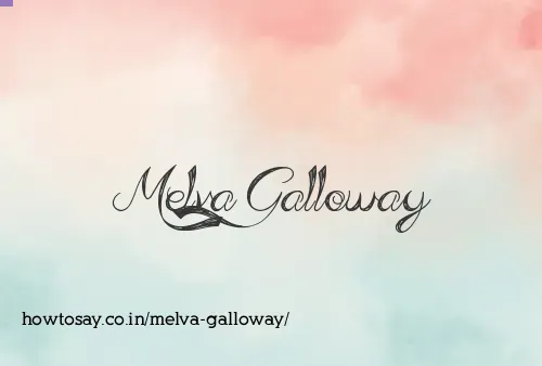 Melva Galloway