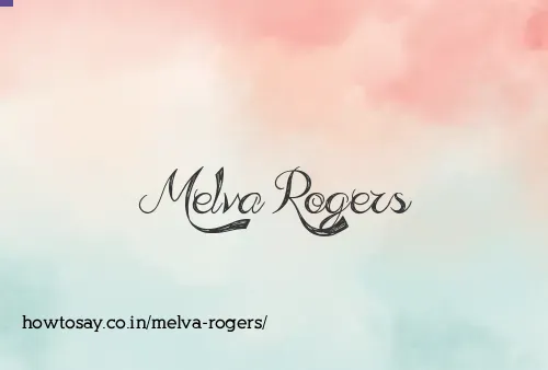 Melva Rogers