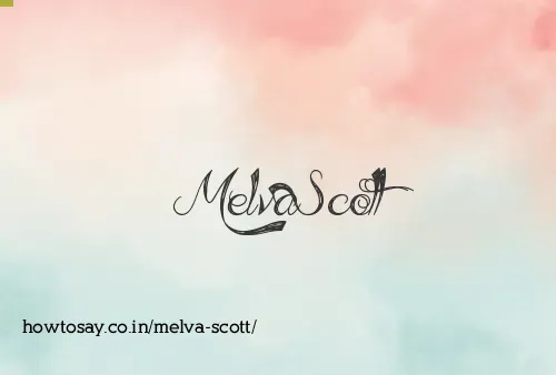 Melva Scott