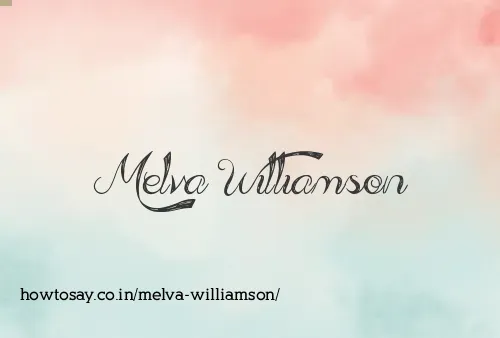 Melva Williamson