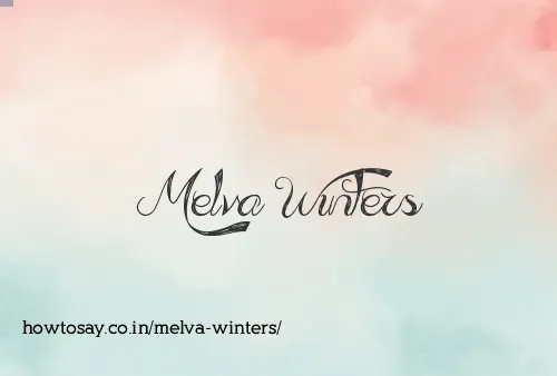 Melva Winters