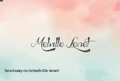 Melville Lenet