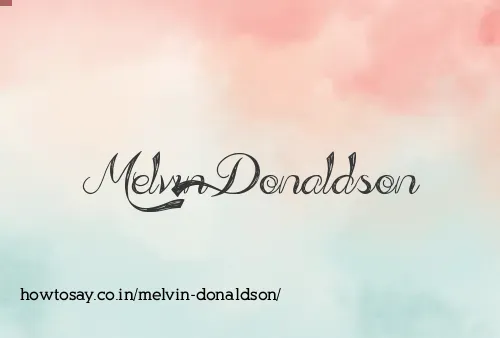 Melvin Donaldson