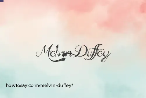 Melvin Duffey