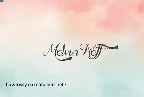 Melvin Neff