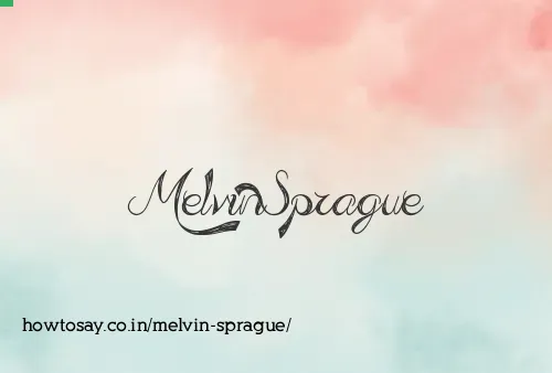 Melvin Sprague