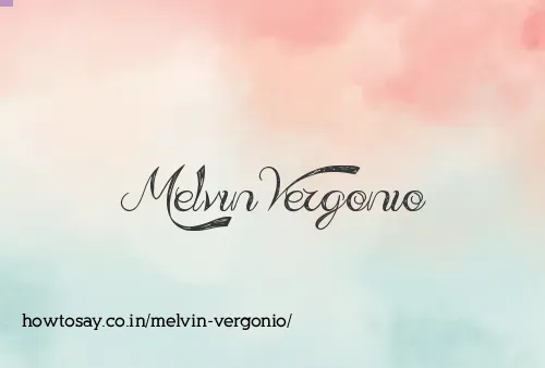 Melvin Vergonio