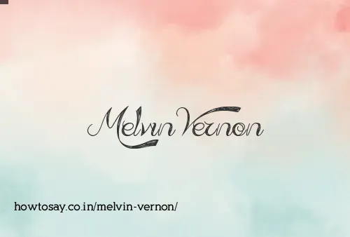 Melvin Vernon