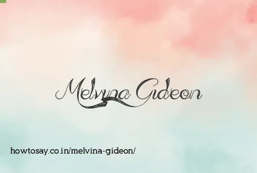 Melvina Gideon