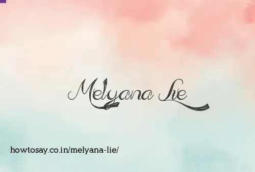 Melyana Lie