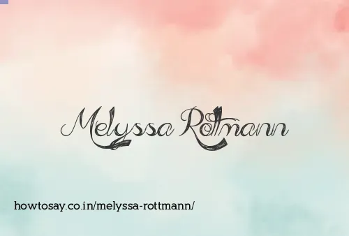 Melyssa Rottmann