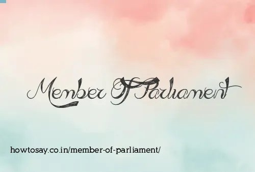 Member Of Parliament